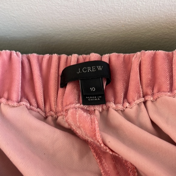 J Crew Pink Velvet Pants - Picture 3 of 3